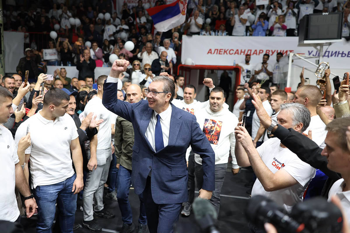Skup liste Ujedinjena Srbija u Čačku, Aleksandar Vučić2.jpg