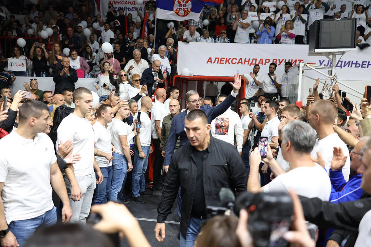 Skup liste Ujedinjena Srbija u Čačku, Aleksandar Vučić2.jpg