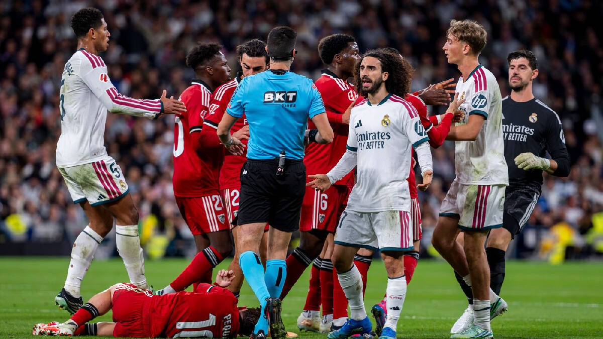 Real Madrid i Sevilja, svađa na terenu