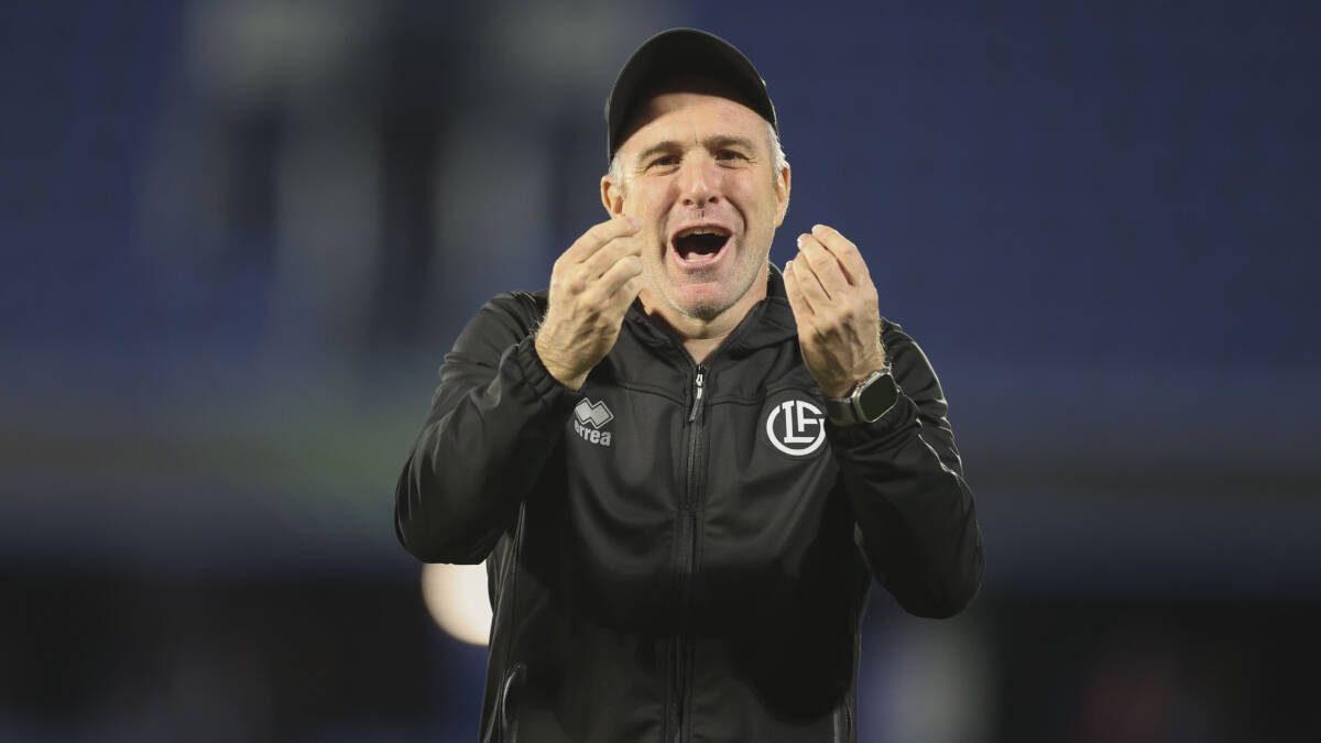 Matija Kroči Torti slavi pobedu Lugana nad Hetafeom