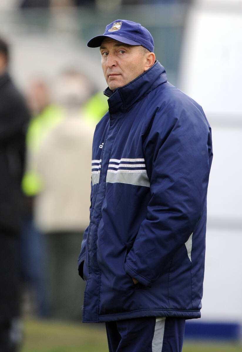 Radmilo Jovanović kao trener Hajduka iz Kule