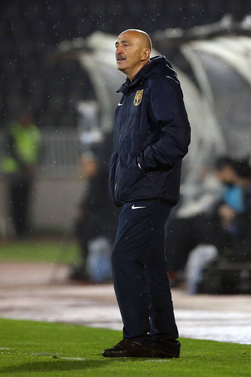 Radmilo Jovanović kao trener Hajduka iz Kule