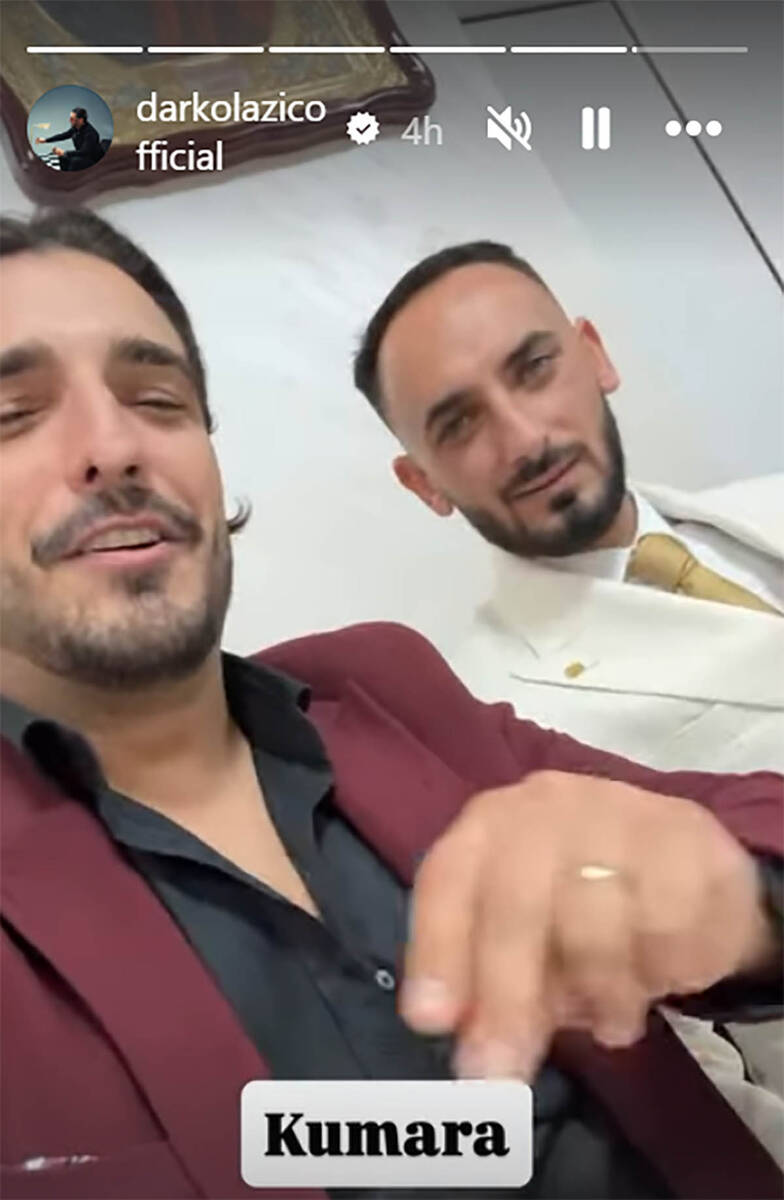 Darko Lazić krstio kumu dete 1.jpg
