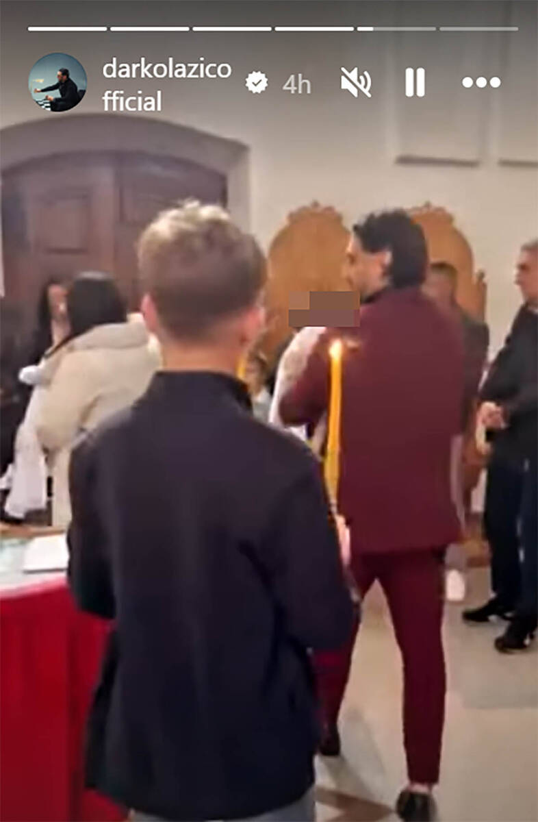 Darko Lazić krstio kumu dete 1.jpg
