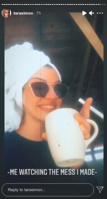 tara simov poslala balone u zadrugu