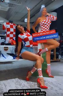 hrvatska navijacica ivana knol euro 2020 foto video