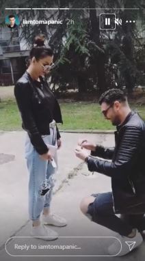 nadezda biljic toma panic zaprosio je prsten veridba 