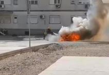 zapalio se automobil crna gora 