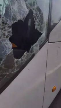 kamenovan autobus u skoplju video