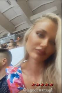 luka jovic sofija milosevic na utakmici