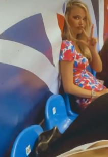 luka jovic sofija milosevic na utakmici