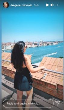 dragana mirkovic zaprosena u veneciji