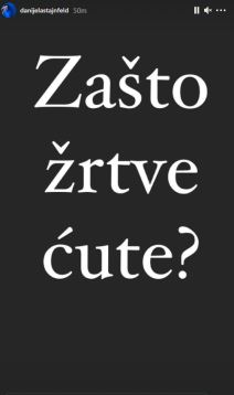 branislav lecic oglasila se danijela stajnfeld