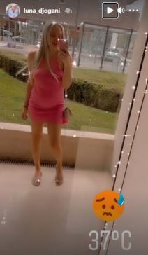 Luna Đogani stomak posle porođaja