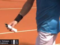 Cicipasu pukao reket na meču sa Krajinovićem