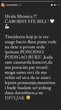 Milica Pavlović prekinula koncert zbog incidenta