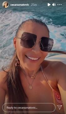 Ceca Ražnatović u bikiniju na jahti