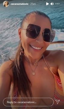 Ceca Ražnatović u bikiniju na jahti
