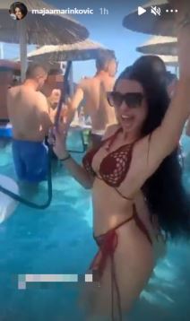 Maja Marinković luduje u bikiniju