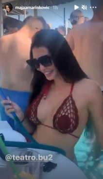 Maja Marinković sa Mensurom Ajdarpašićem u provodu