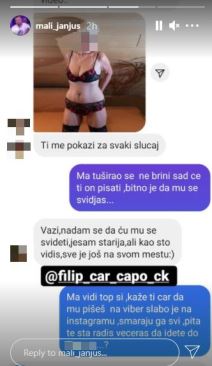 Janjuš dobio slike u donjem vešu