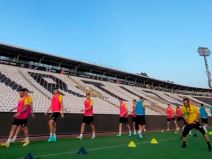 Kairat pred meč sa Crvenom zvezdom trenirao na stadionu Partizana