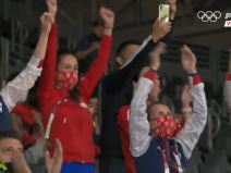 Milica Mandić slavlje nakon osvajanja Olimpijskih igara