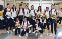 Košarkašice doček (3)