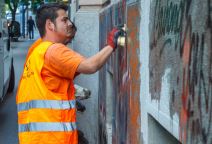 Uklanjanje grafita u centru grada