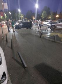 Saobraćajna nesreća na Trgu Nikole Pašića