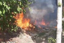 Požar na deponiji u Leskovcu