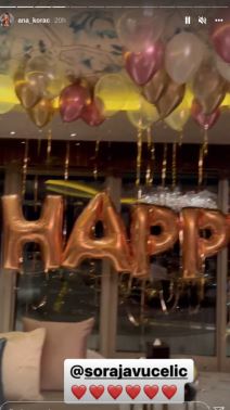 Ana Korać, Soraja, rođendan