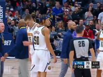 Nikola Jokić i trener Majkl Meloun