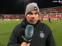 Aleksandar Stanojević o terenu u Nišu na utakmici Partizan Dubočica