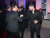 Bjela sa ženom i ćerkom na proslavi uspeha filma Toma 