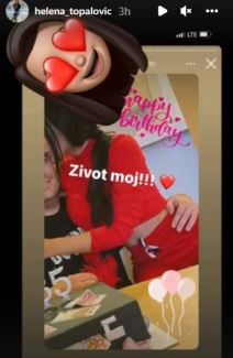 Helena Topalović prva slika sa mužem