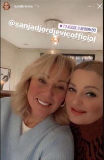 Lepa Brena, Sanja Đorđević