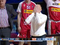 Sava Lešić povredio koleno protiv Partizana