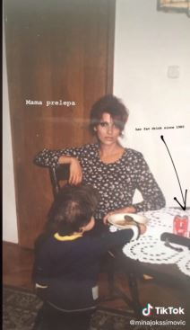 Mina Joksimović, majka
