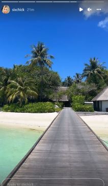 Zet Željka Mitrovića na Maldivima