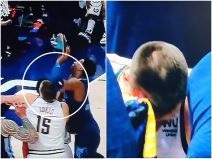 Nikola Jokić lakat u glavu 1