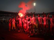 Fudbaleri Partizana napustili dodelu medalja