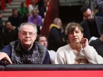 Delije i zastava Argentine na utakmici Crvena zvezda Žalgiris