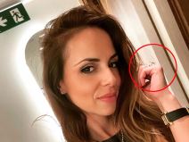 Ana Volš ne nosi burmu na slici