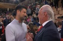 Novak Đoković na meču Partizan Monako