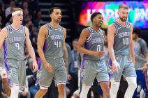 Kevin Huerter, Trej Lajls, Malik Monk i Domantas Sabonis