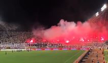 Torcida bakljada Hajduk Split