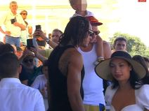 Nikola Jokić i Eron Gordon na hipodromu u Somboru