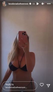 Teodora Džehverović u najmanjem bikiniju