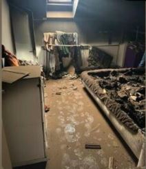 Milena pokazala spavaću posle požara (1).jpg